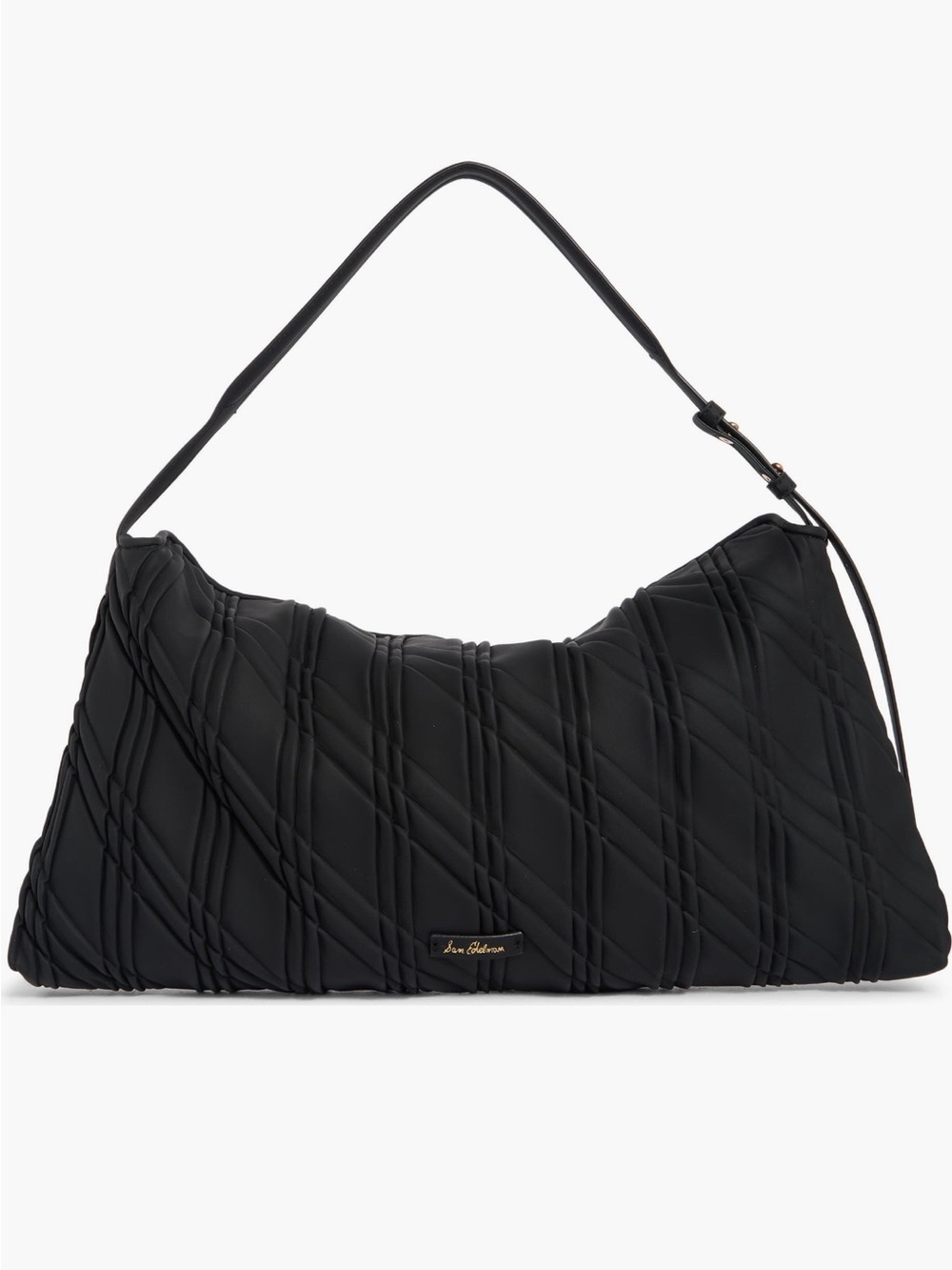 Simon Miller Black Quilted Hobo Shoulder Bag